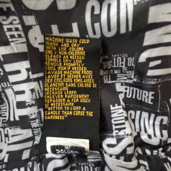 Volcom Men’s Naylor Jacket – Black and Gray Striped Zip-Up – Size Medium - Picture 14 of 14